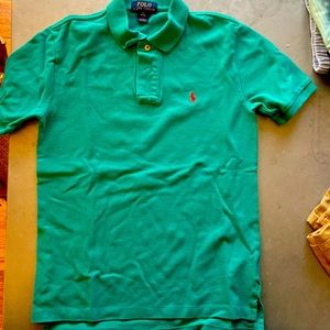 Teal Green Polo boys shirt